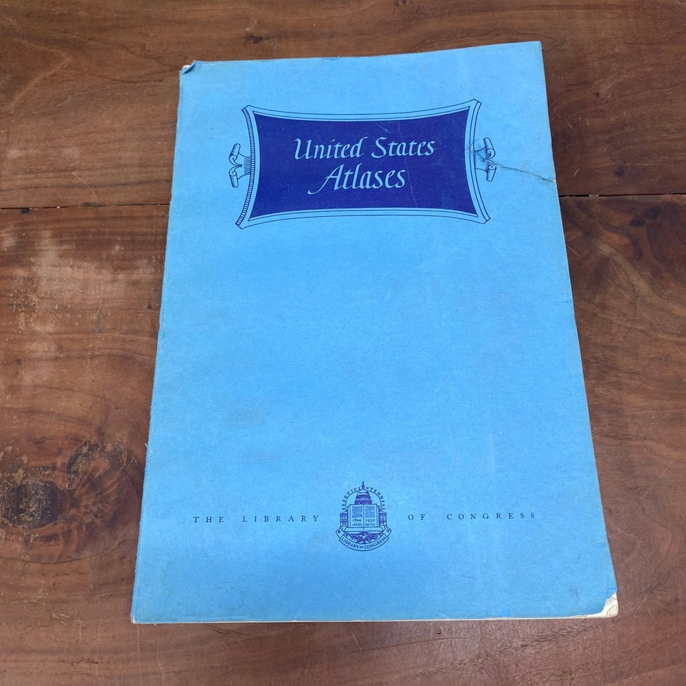 United States Atlases LeGear 1950 Library of Congress Cartography History